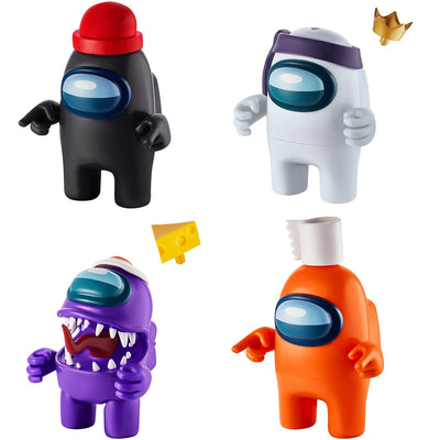 AMONG US 4-PAK SERIA 1 PMI FIGURKI Z AKC - widok 2 PMI opakowanie szczegoly collectible