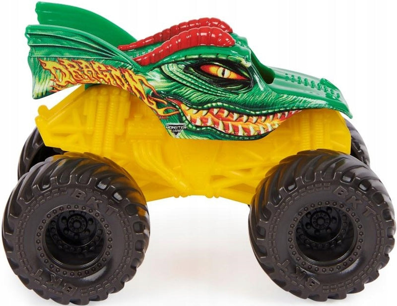 MONSTER JAM TRUCK 1:70 AUTO TERENOWE DRA - widok 2 opakowania szczegoly zabawka kolekcja