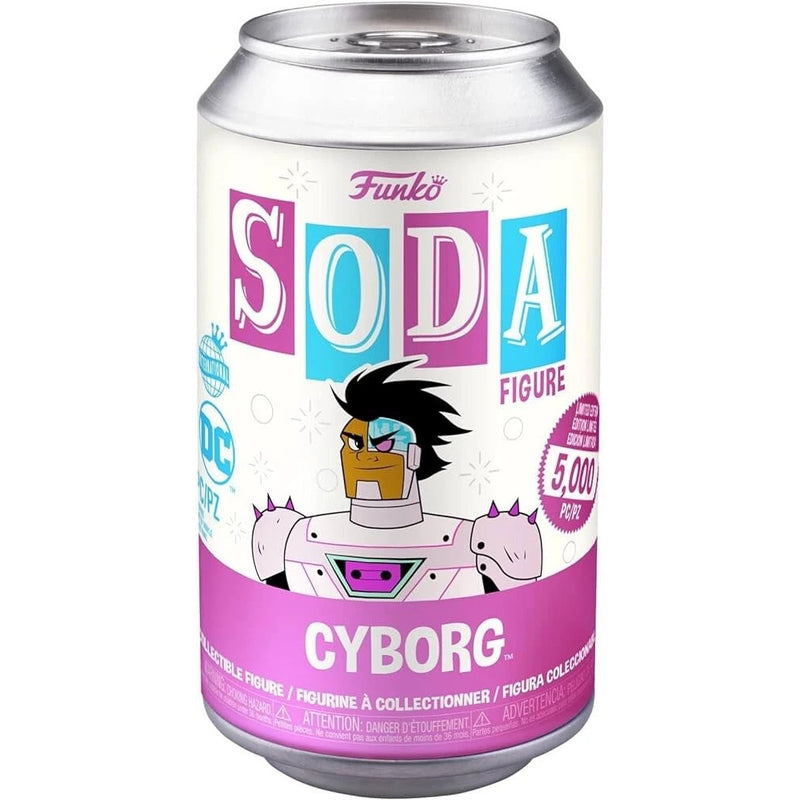 Funko POP FUNKO SODA DC COMICS CYBORG COLLECT - widok 3 opakowania tyl back box kolekcjonerska