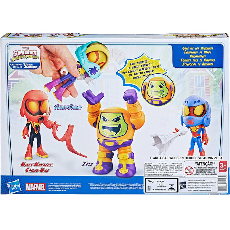 SPIDEY I SUPER KUMPLE WEB-SPINNERS ZESTA - widok 5 opakowania Hasbro szczegoly kolekcja