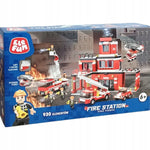 Zabawka KLOCKI ELEFUN FIRE STATION STRAŻ POŻARNA J5766A - kolekcjonerska premium zabawki Aseo dla dzieci