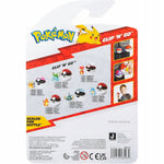 POKEMON CLIP 'N' GO JAZWARES ORYGINALNA  - widok 3 opakowania szczegoly zabawka kolekcja