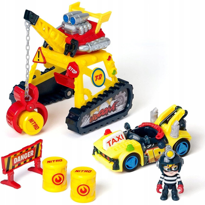 T-RACERS TURBO TUNING TEAMS TURBO CRANE  - widok 5 opakowania szczegoly zabawka kolekcja