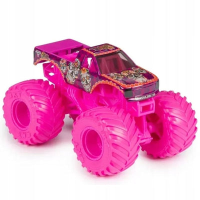 MONSTER JAM TRUCK AUTO TERENOWE SPIN MAS - widok 2 opakowania szczegoly zabawka kolekcja