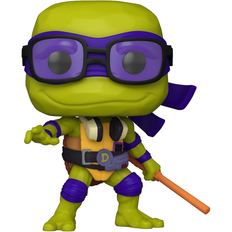 Funko POP TMNT Donatello 1394 - tył pudełka - fioletowy żółw ninja Mutant Mayhem 2023