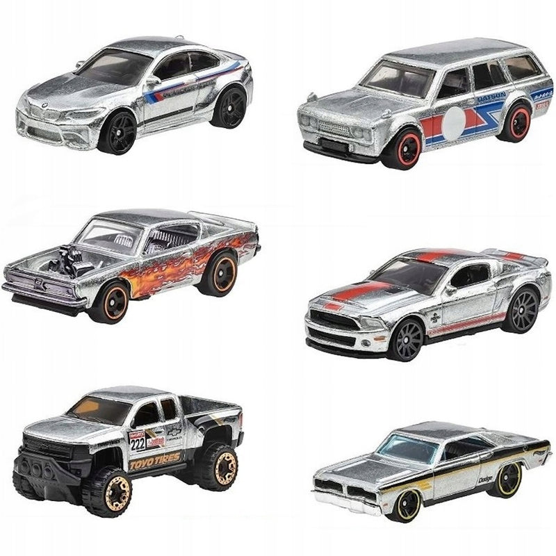 HOT WHEELS ZESTAW SAMOCHODÓW PREMIUM 6-P - widok 3 opakowania szczegoly zabawka kolekcja