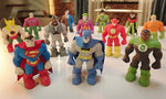 MONSTER FLEX SUPER HEROES ROZCIĄGLIWY LE - widok 4 opakowania szczegoly zabawka kolekcja