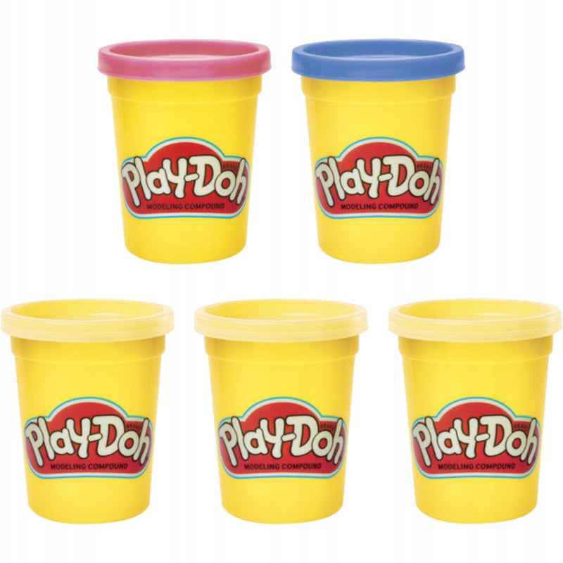PLAY-DOH CIASTOLINA ORYGINALNA HASBRO RA - widok 3 opakowania szczegoly zabawka kolekcja