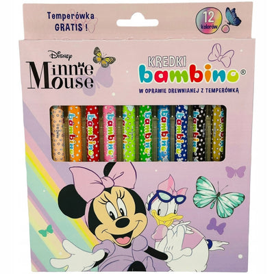 Zabawka KREDKI BAMBINO JUMBO W DREWNIANEJ OPRAWIE Z NADRUK - kolekcjonerska St. Majewski premium dla dzieci
