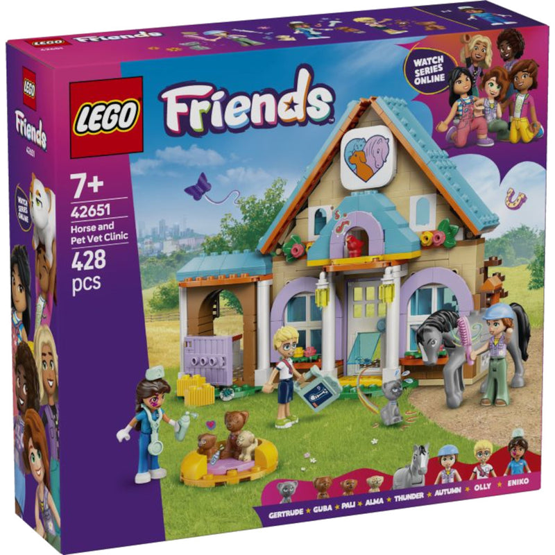 Zabawka LEGO FRIENDS BARDZO DUŻY ZESTAW KLOCKÓW KOŃ I LECZ - kolekcjonerska LEGO premium dla dzieci