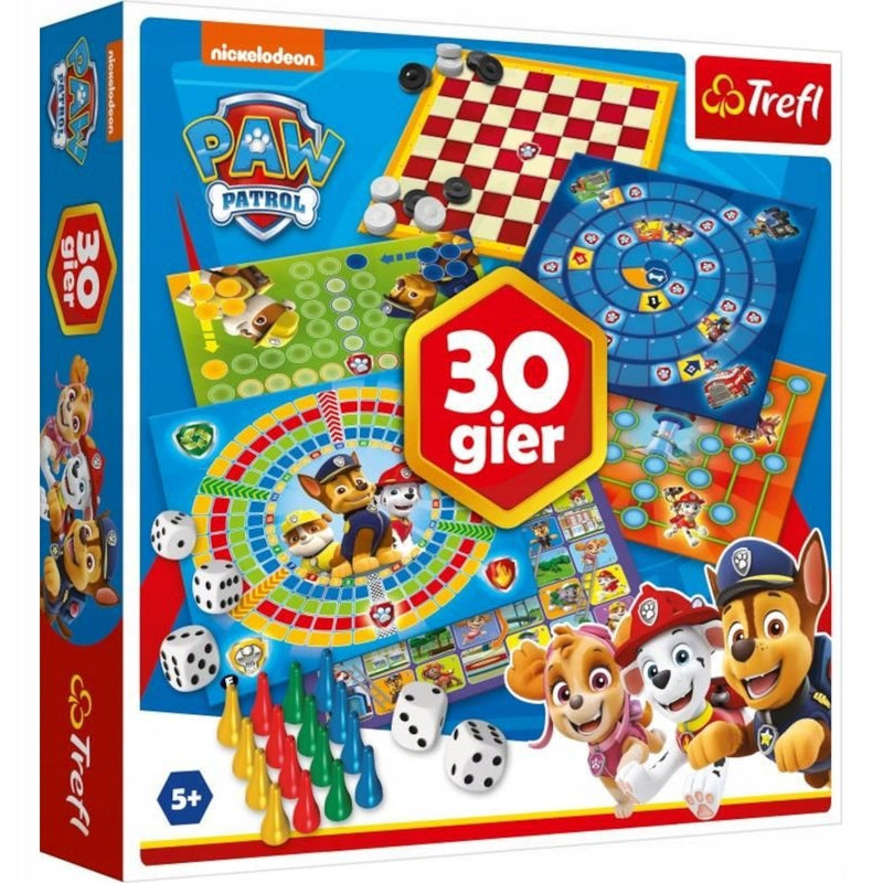 Zabawka PSI PATROL 30 GIER PAW PATROL GRA PLANSZOWA - kolekcjonerska premium zabawki Aseo dla dzieci