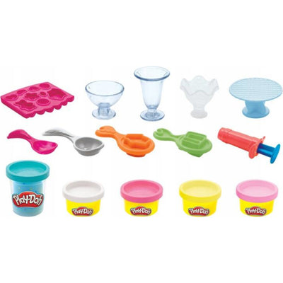 PLAY-DOH CIASTOLINA HASBRO ZESTAW KITCHE - widok 2 opakowania szczegoly zabawka kolekcja