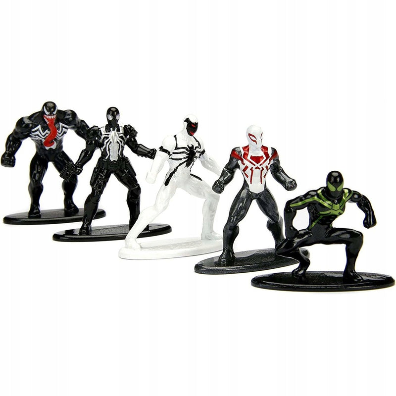 MARVEL SPIDER-MAN NANO METALFIGS ZESTAW  - widok 3 opakowania szczegoly zabawka kolekcja