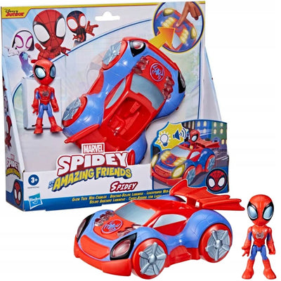 Zabawka SPIDEY I SUPER KUMPLE POJAZD SPIDEYA + - kolekcjonerska premium zabawki Aseo dla dzieci