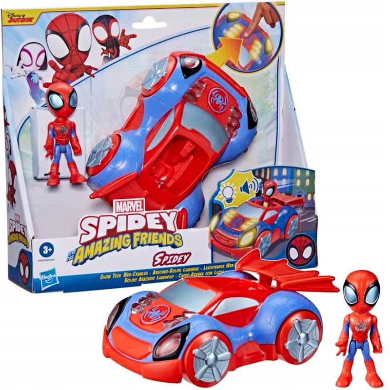 Zabawka SPIDEY I SUPER KUMPLE POJAZD SPIDEYA + - kolekcjonerska premium zabawki Aseo dla dzieci