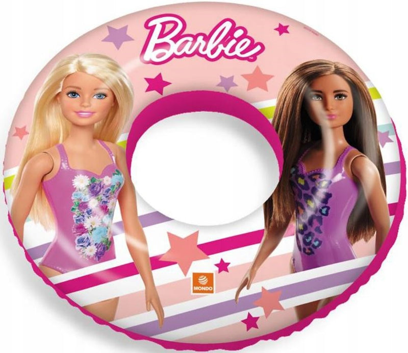 Zabawka KOŁO DMUCHANE KÓŁKO DO PŁYWANIA BARBIE MONDO 50cm - kolekcjonerska premium zabawki Aseo dla dzieci