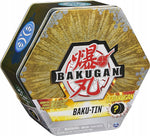 BAKUGAN BAKU-TIN ZŁOTY POJEMNIK METALOWE - widok 2 opakowania szczegoly zabawka kolekcja