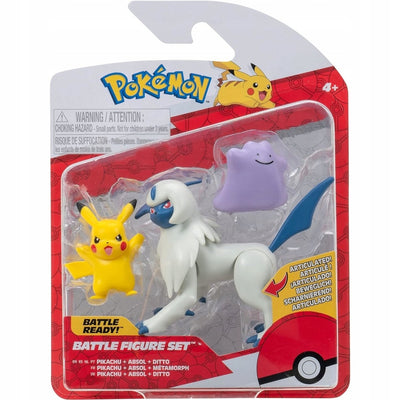 Zabawka POKEMON ZESTAW ORYGINALNYCH FIGUREK JAZWARES 3-PAK - kolekcjonerska premium zabawki Aseo dla dzieci