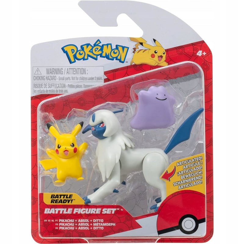 Zabawka POKEMON ZESTAW ORYGINALNYCH FIGUREK JAZWARES 3-PAK - kolekcjonerska premium zabawki Aseo dla dzieci