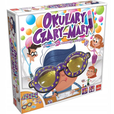 Zabawka OKULARY CZARY-MARY GRA PLANSZOWA RODZINNA GOLIATH - kolekcjonerska premium zabawki Aseo dla dzieci