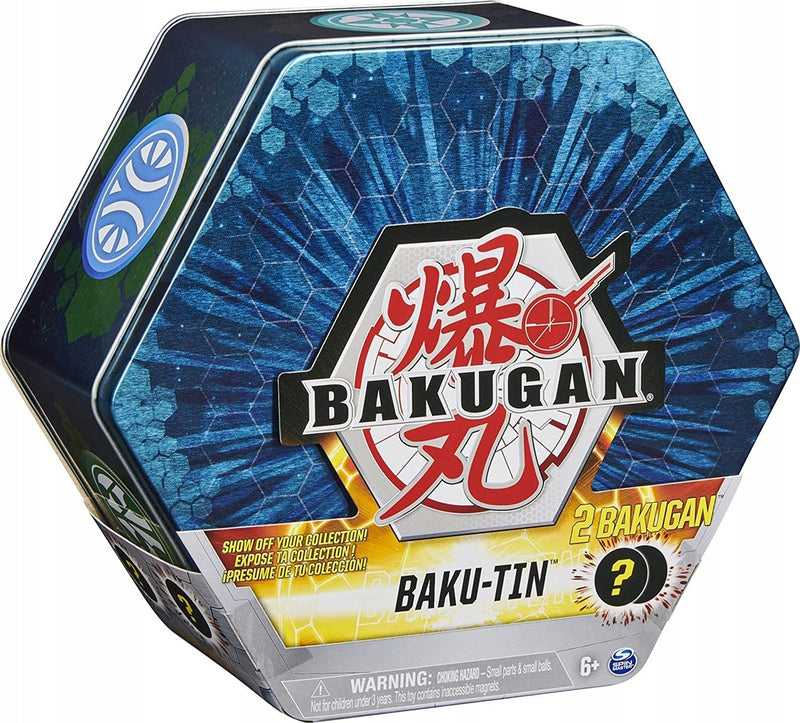 BAKUGAN BAKU-TIN NIEBIESKI METALOWE PUDE - widok 2 opakowania szczegoly zabawka kolekcja