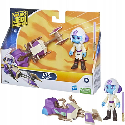 Zabawka STAR WARS JEDI  AKCJI LYS SOLAY + ŚMIGACZ - kolekcjonerska premium zabawki Aseo dla dzieci