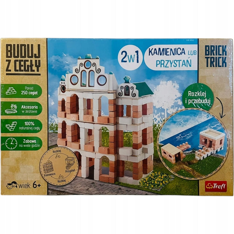 BRICK TRICK 2W1 KAMIENICA LUB PRZYSTAŃ B - widok 3 opakowania szczegoly zabawka kolekcja