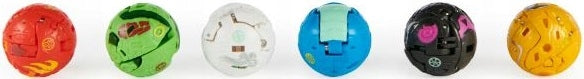 BAKUGAN EVOLUTIONS 6-PAK DRAGONOID NILLI - widok 4 opakowania szczegoly zabawka kolekcja