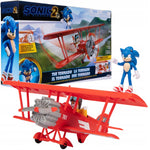 Zabawka SONIC 2 ZESTAW TORNADO SAMOLOT + SONIC + TAILS - kolekcjonerska premium zabawki Aseo dla dzieci