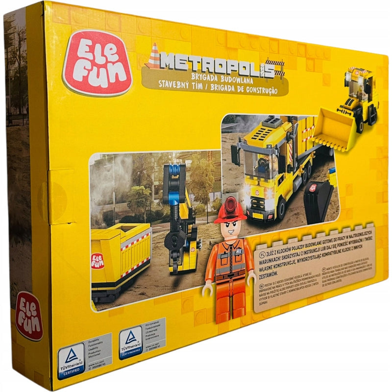KLOCKI ELEFUN METROPOLIS CONSTRUCTION BR - widok 2 opakowania szczegoly zabawka kolekcja