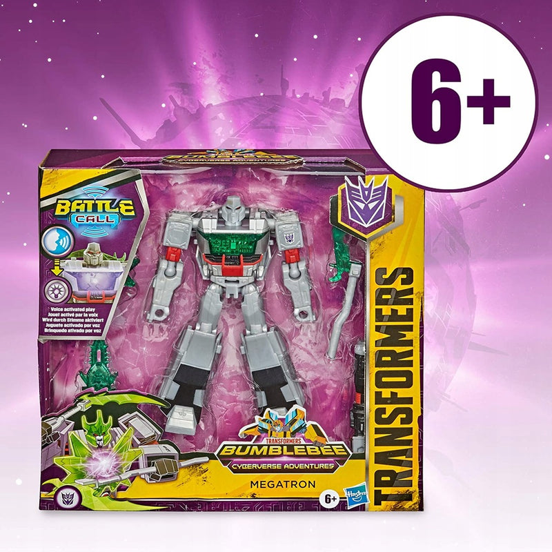 TRANSFORMERS BUMBLEBEE CYBERVERSE MEGATR - widok 5 opakowania szczegoly zabawka kolekcja
