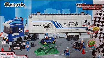Zabawka ELEFUN SUPER AUTA ZESPÓŁ WYŚCIGOWY TIR J5646A - kolekcjonerska premium zabawki Aseo dla dzieci