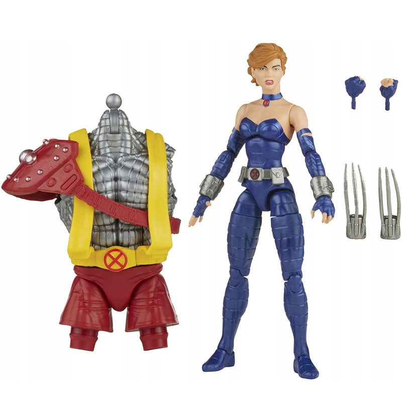 MARVEL LEGENDS RUCHOMA  X-MEN SHADOWCAT - widok 2 opakowania szczegoly zabawka kolekcja