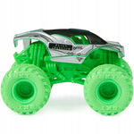 MONSTER JAM TRUCK AUTO TERENOWE ALIEN IN - widok 3 opakowania szczegoly zabawka kolekcja