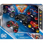 Zabawka MONSTER JAM DC JUSTICE LEAGUE BATMAN SUPERMAN WOND - kolekcjonerska premium zabawki Aseo dla dzieci