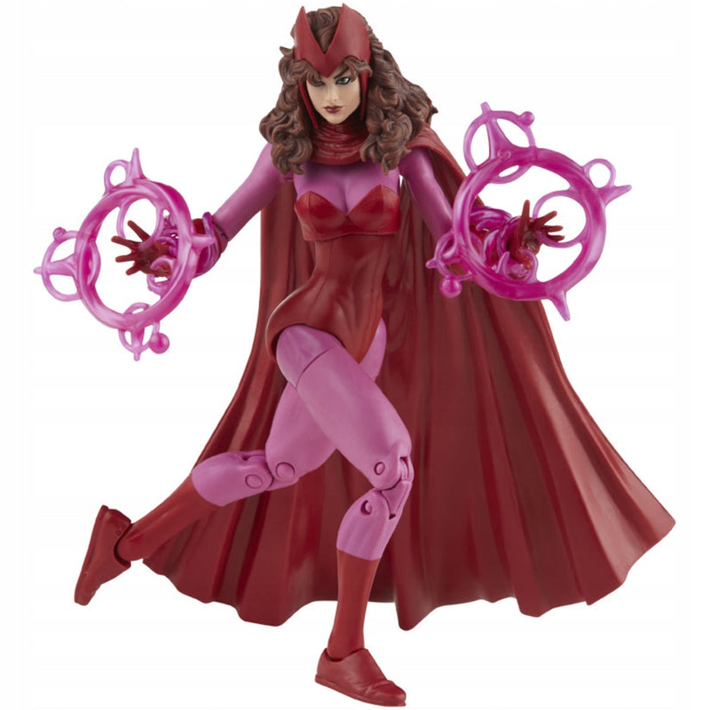 MARVEL LEGENDS COMICS  SCARLET WITCH 16c - widok 3 opakowania szczegoly zabawka kolekcja