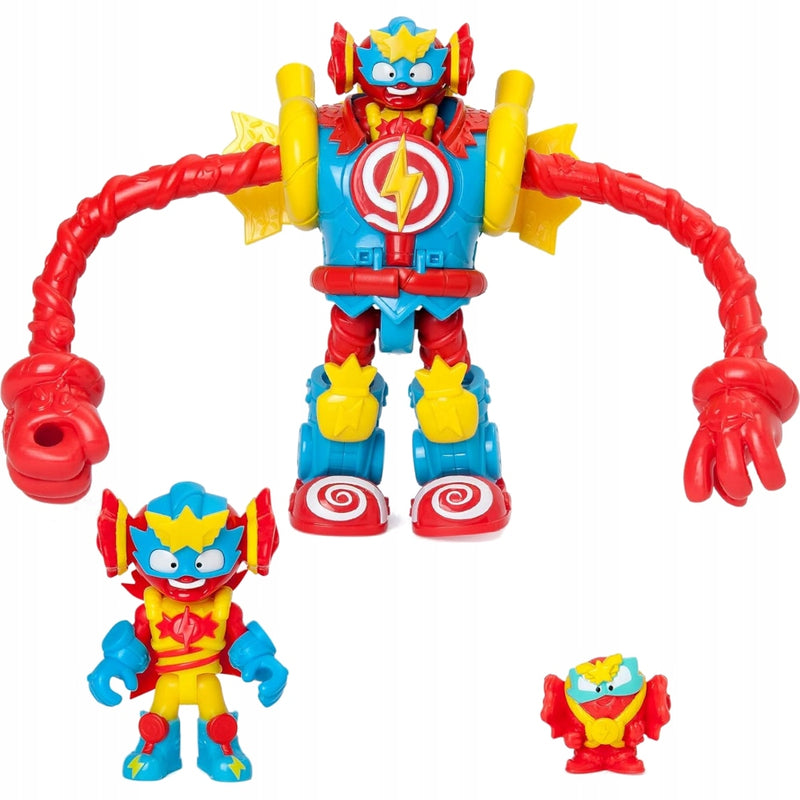 SUPER ZINGS THINGS SUPERBOT POWER ARMS S - widok 4 opakowania szczegoly zabawka kolekcja