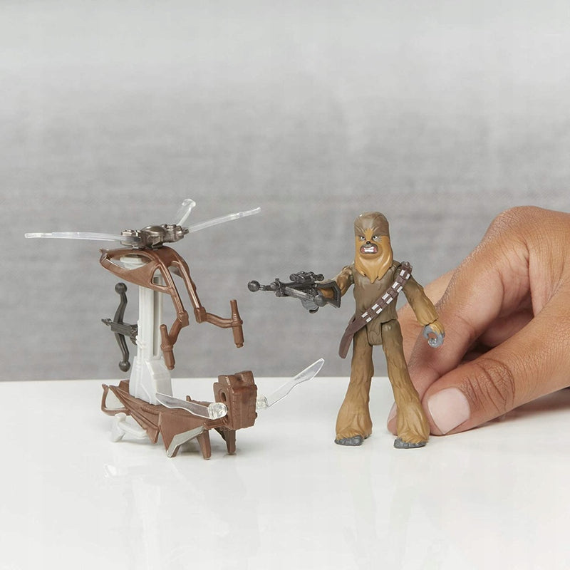 STAR WARS MISSION FLEET  CHEWBACCA ŚCIGA - widok 4 opakowania szczegoly zabawka kolekcja