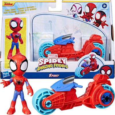 Spidey i Super Kumple Marvel Hasbro Motocykl + Ruchoma Figurka Spidey 10cm
