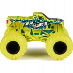 MONSTER JAM TRUCK AUTO TERENOWE SPIN MAS - widok 3 opakowania szczegoly zabawka kolekcja