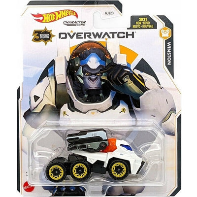 Zabawka HOT WHEELS OVERWATCH CHARACTER CARS WINSTON GRM48 - kolekcjonerska premium zabawki Aseo dla dzieci