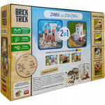 BRICK TRICK 2W1 ZAMEK LUB STRAŻNICA BUDU - widok 2 opakowania szczegoly zabawka kolekcja