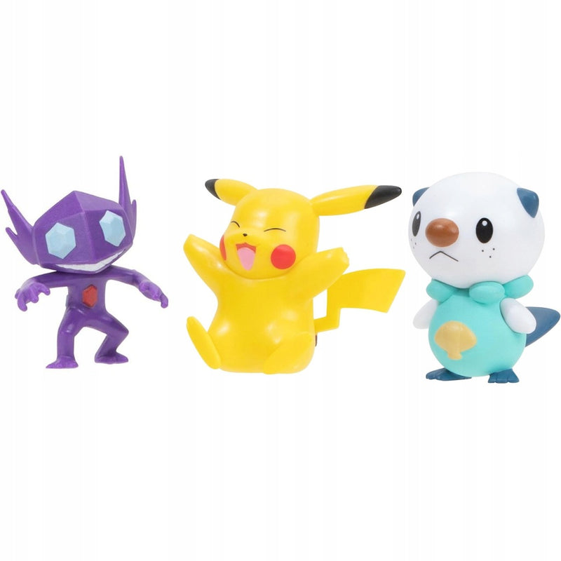 POKEMON BATTLE FIGURE 6-PAK PIKACHU TEPI - widok 3 opakowania szczegoly zabawka kolekcja