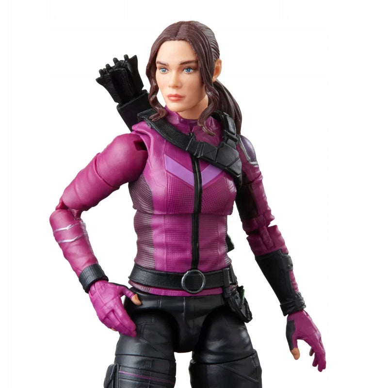 MARVEL LEGENDS RUCHOMA  KATE BISHOP 17cm - widok 5 opakowania szczegoly zabawka kolekcja