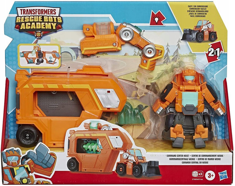 Zabawka TRANSFORMERS RESCUE BOTS CENTRUM DOWODZENIA WEDGE - kolekcjonerska premium zabawki Aseo dla dzieci
