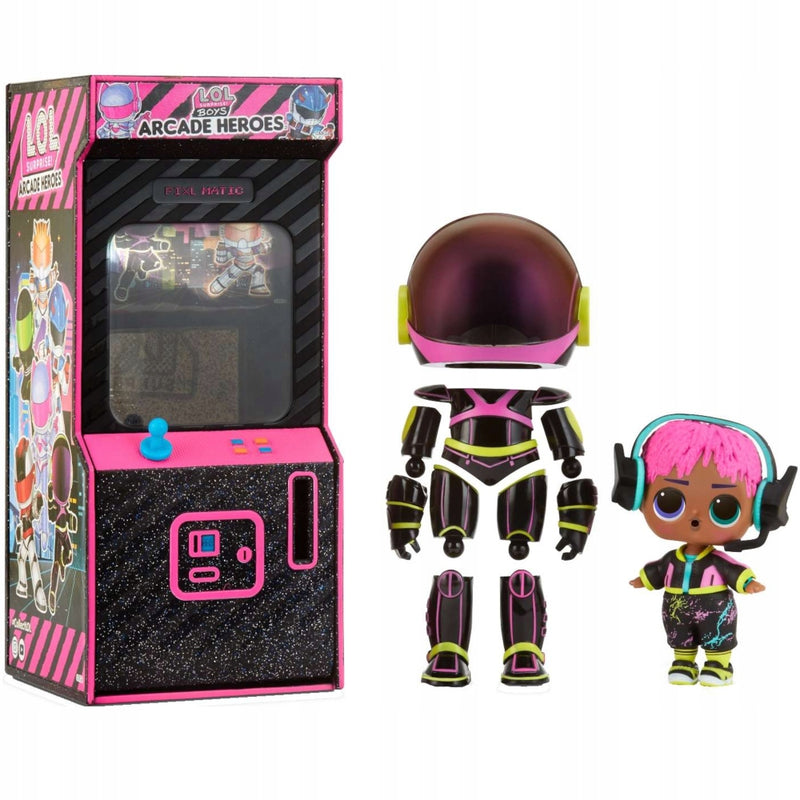 Zabawka LOL SURPRISE! ARCADE HEROES BOYS MGA LALKA + AKCES - kolekcjonerska premium zabawki Aseo dla dzieci