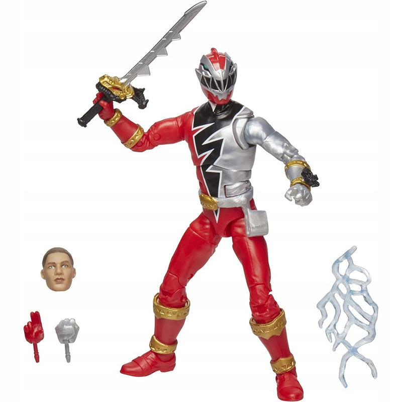 POWER RANGERS DINO FURY RED CZERWONY RAN - widok 3 opakowania szczegoly zabawka kolekcja