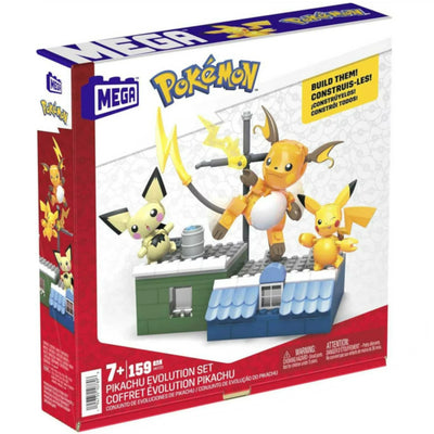 MEGA POKEMON CONSTRUX ZESTAW PICHU PIKAC - widok 2 opakowania szczegoly zabawka kolekcja