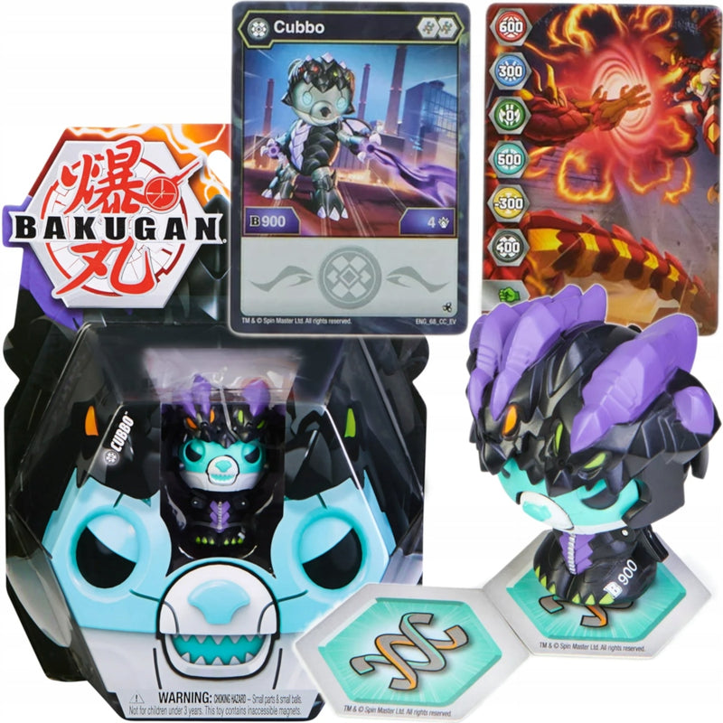 Zabawka BAKUGAN CZARNY DARKUS NILLIOUS CUBBO SPIN MASTER - kolekcjonerska premium zabawki Aseo dla dzieci