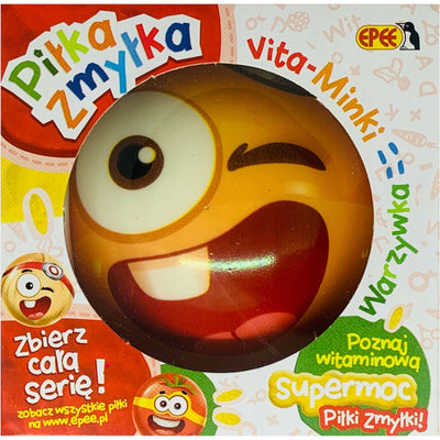 Zabawka PIŁKA ZMYŁKA VITA-MINKI WARZYWKA EPEE CEBULA CEBUL - kolekcjonerska premium zabawki Aseo dla dzieci